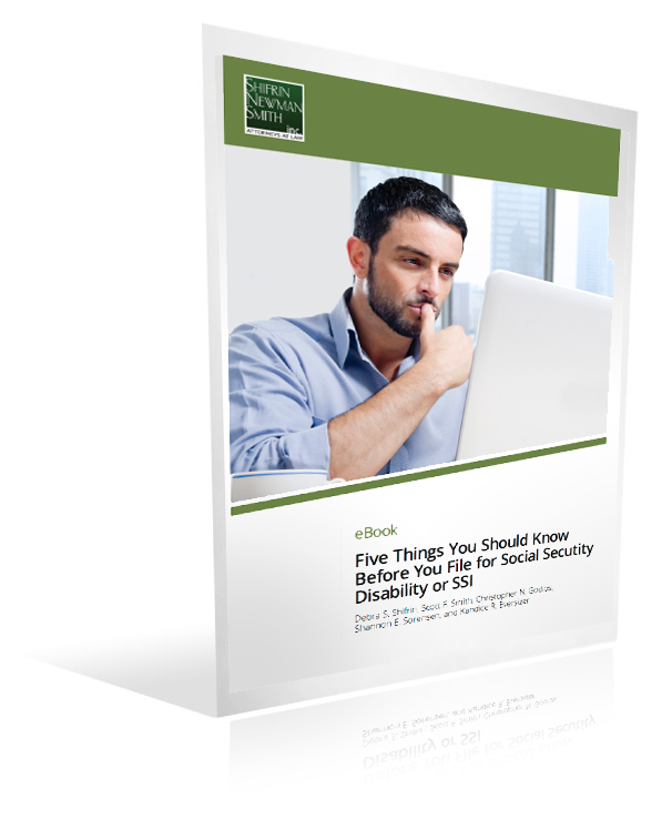 Ebook cover - 5 Things you should know before you file for social security disability or SSI